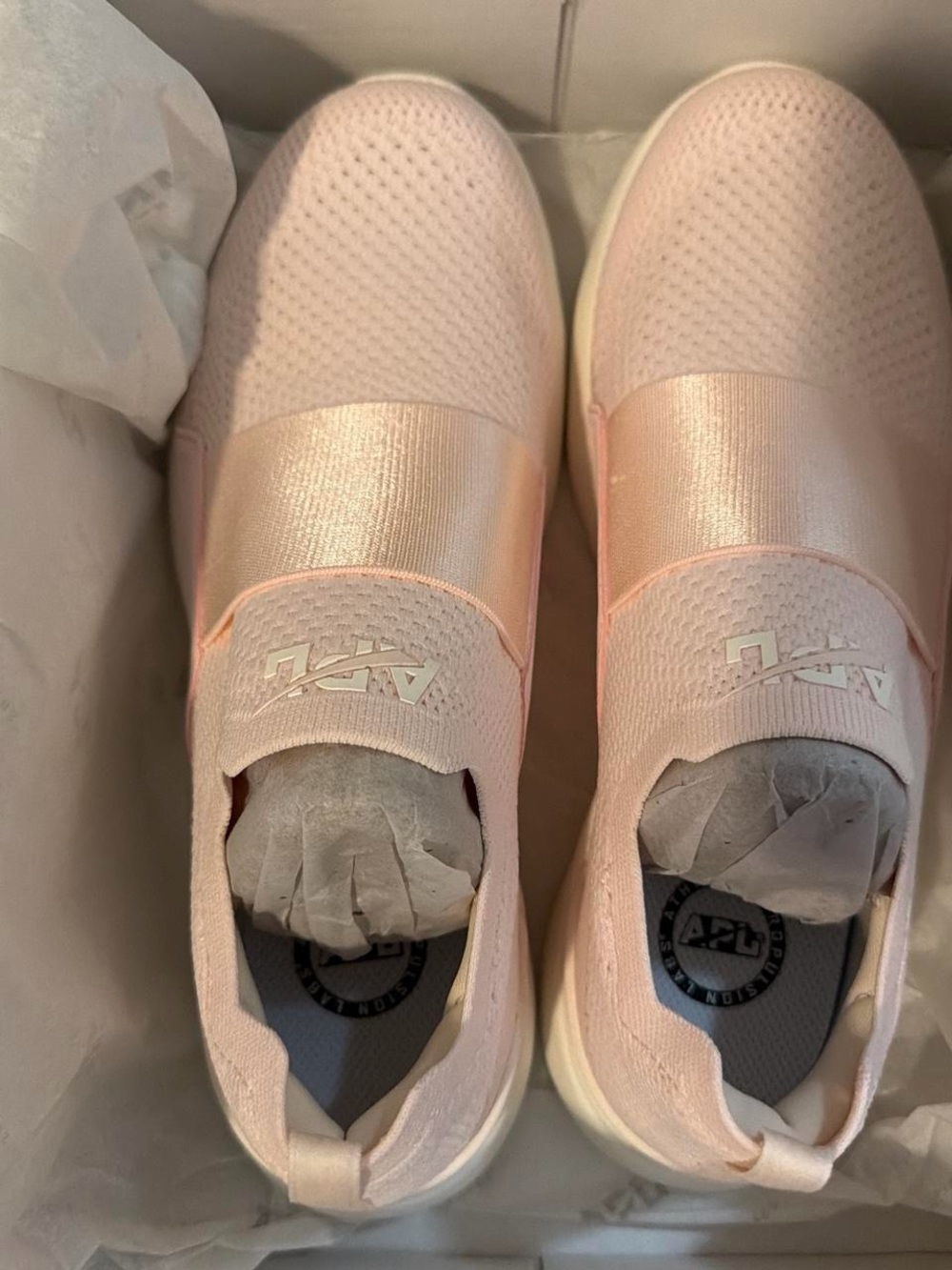 APL TechLoom Slip-On Sneakers - Blush Pink